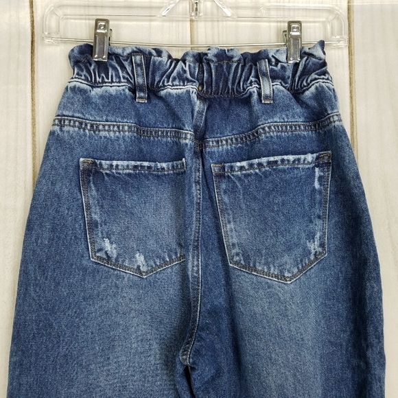 Lola Slouchy Paper Bag Waist Jeans Size 6 - Picture 4 of 11